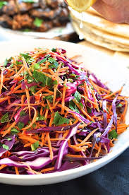 Shredded Red Cabbage Carrot And Mint Salad Recipe Mint Salad Red Cabbage Salad Salads Without Lettuce