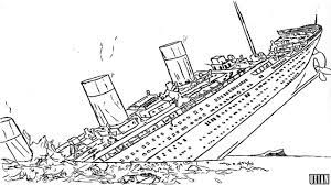 These titanic colouring pages are excellent to use as a stimulus for children to teach them about the iconic ship and tragic event that occurred in 1912. Free Titanic Coloring Pages With Titanic Coloring Pages Best Coloring Pages Titanic Sinking Titanic