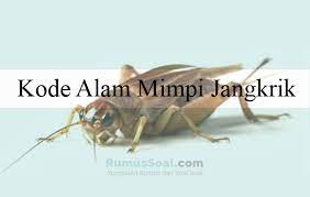We did not find results for: Kode Alam Mimpi Jangkrik Menurut Primbon Erek Erek Mimpi