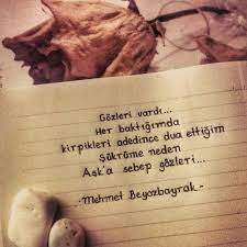 Gozleri Vardi Her Baktigimda Kirpikleri Adetince Dua Ettigim Sukrume Neden Ask A Sebeb Gozleri Mehmet Beyaz Yildonumu Sozleri Guzel Soz Tupac Sozleri