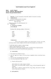 Lesson Plan English 6 Writing Directions