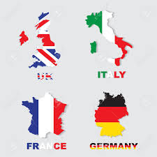 Find the right france and italy vacation package. Germany Italy France Uk Colorful Maps And Flags Royalty Free Cliparts Vectors And Stock Illustration Image 68098541