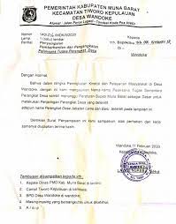 Contoh surat undangan rapat desa pdf. Kades Wandoke Membangkang Perintah Sk Setda Mubar Soal Pencabutan Dan Pemberhentian Perangkat Desa Potret Sultra