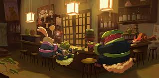 Maybe you would like to learn more about one of these? Hd Wallpaper Slawek Fedorczuk Concept Art Bar Animals Chair Lamp Fox Wallpaper Flare