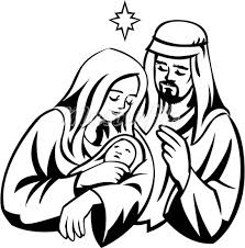 Nativity Black And White Black And White Christian Christmas Clipart Clipartfest Wikiclipart