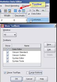 Setting Options Toolbar