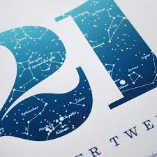 August 21 is the 233rd day of the year (234th in leap years) in the gregorian calendar; August 21st Birthday Print Make It With Words