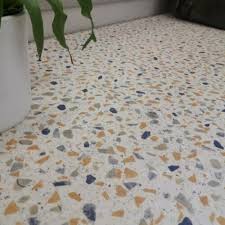 Terrazzo Cushioned Sheet Vinyl Flooring Granite Effect Kitchen Bathroom Lino Ebay In 2020 Vinyl Flooring Cushioned Vinyl Flooring Blue Granite