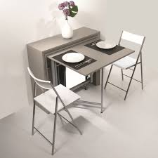 Maybe you would like to learn more about one of these? Pezzani Fixed Console With Folding Table And 6 Folding Chairs Archimede First Dove Gray Www Smart Issima Com