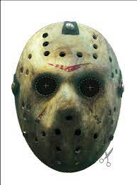 Friday The 13th Jason Printable Masks Jason Mask Jason Halloween Mask