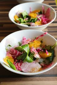 Salade De Betterave Chioggia Radis Noir Mache Et Vinaigrette A L Orange Annesogood Betterave Salade Radis Noir Recette Legume