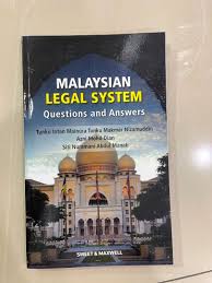 And finally, and perhaps the most significant in modern malaysia, was british colonial rule which brought with it constitutional government and the common la Malaysian Legal System Q And A Textbooks On Carousell