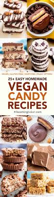 Whatever name you call it, this recipe yields a sweet crunchy candy with hallmark bubbles. 25 Easy Homemade Vegan Candy Recipes Gluten Free Dairy Free Paleo Options Beaming Baker