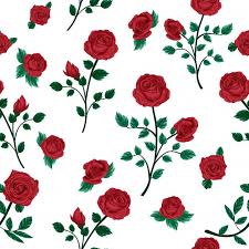 Rose Flower Pattern With White Background Premium Vector Iphone Wallpaper Pattern Pink Wallpaper Iphone Digital Flowers