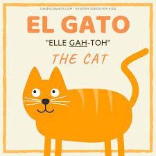 Animals In Spanish Gato Cat Spanish Songs Kids Songs Kids