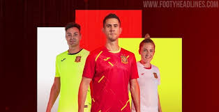 1982 spain fifa world cup spain home jersey. Spain Futsal 20 21 Home Away Kits Released Footy Headlines