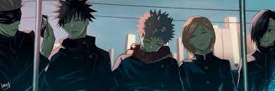 Creating anime typography twitter banner подробнее. çŽ²æˆ On Twitter In 2021 Anime Cover Photo Jujutsu Twitter Header Pictures