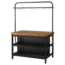 vadholma kitchen island with rack