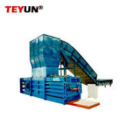Semi-automatic horizontal baler machine for recycling the ...
