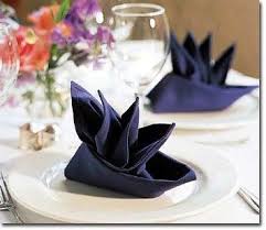 Bird Of Paradise Napkin Folding Instructions Boat Or Bird Of Paradise Napkin Fold Paper Napkin Folding Easy Napkin Folding Napkin Folding