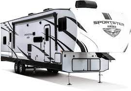 This is one of the fifth wheels that offer the best services to you. Sportster Travel Trailer Fifth Wheel Toy Haulers Kz Rv