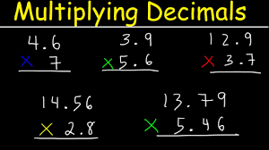 Multiplication worksheets with decimals these decimals worksheets may be configured for 1 or 2 multiplying by powers of ten with decimals these decimals worksheets will produce decimal. Multiplying Decimals Made Easy Youtube