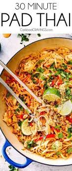 This Chicken Pad Thai Recipe Is Unbelievable With The Most Incredible Pantry Friendly Pad Thai Sauce It Pad Thai Recipe Carlsbad Cravings Vegetarian Pad Thai