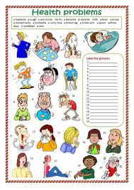Health Problems Worksheet Free Esl Printable Worksheets Made By Teachers Health Problems Health Education Health Lessons