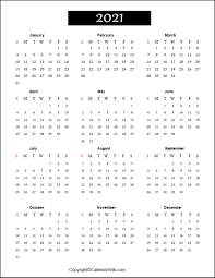 The free downloadable annual calendar allows you to view the full year calendar in a single page, which helps in planning schedule and events. Free Printable Calendar 2021 Templates Pdf Word