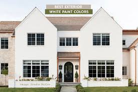 Some of the best exterior house paint ideas are those that turn heads. Best Exterior White Paint Colors Caroline On Design