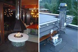 Artestia chiminea fire pit,cauldron fire pit 18.5,fire pits outdoor wood burning steel firepit ,fire pit outdoor fireplace fire pit with chimney for backyard poolside iron black courtyard. Custom Case Study Fire Pit With A Suspended Hood Vancouver Gas Fireplaces