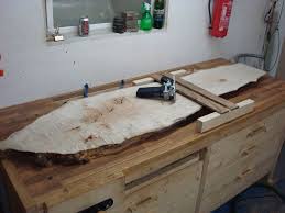 Following is a more detailed explanation! Trim Router Planer Sled And A Big Burly Sycamore Slab By Michael Lumberjocks Com Woodworking Community
