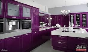 الوان مطابخ الوميتال موف مودرن صور تصاميم مطابخ قصر الديكور