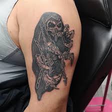 Browse all of our reaper tattoo pictures and ideas below. Top 30 Grim Reaper Tattoos Beautiful Grim Reaper Tattoos Ideas 2019