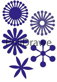 Paper Flower Centre Svgdigital Paper Printable Quilling Paper Flower Patterns Paper Flower Template Paper Flower Tutorial