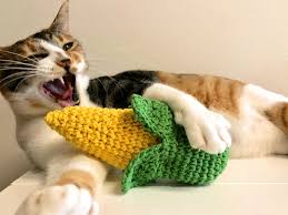 Gift For Your Cats 100 Cotton Handmade Crochet Cat Catnip Toy Etsy Catnip Toys Crochet Cat Cat Toys