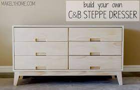 Full video and plans available! Build Your Own Crate Barrel Steppe Dresser Makely Diy Furniture Easy Diy Dresser Plans Plywood Furniture Plans