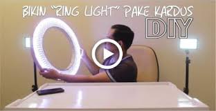 Maybe you would like to learn more about one of these? Cara Mudah Membuat Lampu Makeup Quot Led Ring Light Diy Quot Dari Kardus
