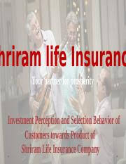 Do your homework and check out these 10 great life insurance options. 437127107 Backup Project Report Report On Shriram Life Insurance Docx Project Report On Investment Perception And Selection Behavior Of Customers Course Hero