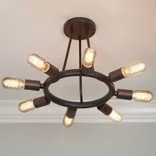 Industrial Exposed Bulb Ceiling Light Shades Of Light