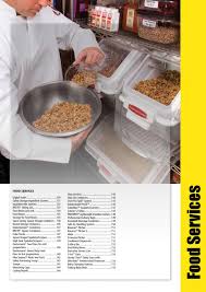 These white brute containers are listed as food storage compliant / safe. 2012 Product Catalogue Food Service En By Rubbermaid Issuu