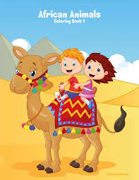 This african animals coloring page for kids is not only fun to color, but educational as well. African Animals Coloring Book 4 Snels Nick 9781080163311 Amazon Com Books