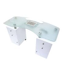 J A Manicure Nail Table With Vent Glass Top By Buy Rite Manicure Table Nail Salon Furniture Salon Furniture