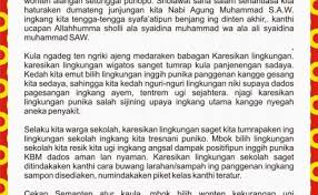Persebarannya yang melalui mulut ke mulut dan. Contoh Artikel Narasi Bahasa Jawa Contoh Waouw Dubai Burj Khalifas