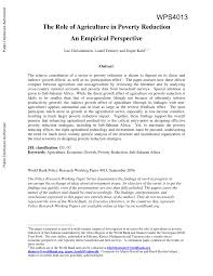 The contribution of agriculture during the first two indian agriculture has a cost advantage in several agricultural commodities in the export sector because. Pdf The Role Of Agriculture In Poverty Reduction An Empirical Perspective
