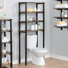 26 Contemporary Bathroom Storage Over Toilet Carbon Loft Kenyon 64 Inch Over The Toilet 4 Shelf Bath Storage Wi Toilet Storage Bath Storage Diy Bathroom Decor