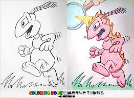 Coloring Book Corruptions Innocent Children S Coloring Book Pages Turned Into Something Sinister Coloring Books Kids Coloring Books Corrupt Coloring Book