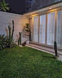 Kalaupun punya lahan luas bisa juga dibuat taman rumah minimalis. 17 Desain Taman Belakang Rumah Minimalis Menyegarkan