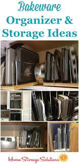 Maybe you would like to learn more about one of these? Bakeware Organizer Storage Ideas Bakeware Organization Kitchen Organization Diy Bakeware Storage
