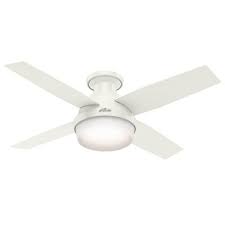 I had installed a new ceiling fan, and when i turned on the lights, it would turn on brightly then immediately dim. 44 Dempsey Low Profile Ceiling Fan With Remote White Includes Light Bulb Hunter Target